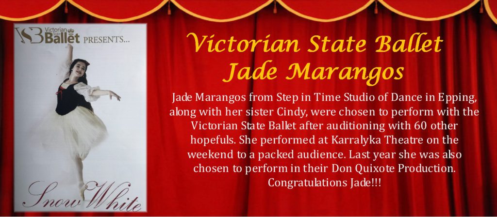 Victorian State Ballet - Jade Marangos